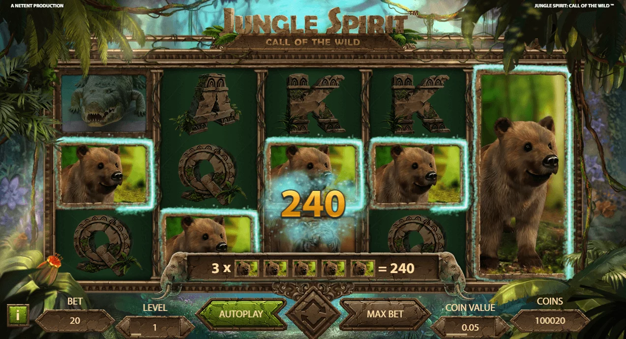 Ilmaiskierrokset Jungle Spirit