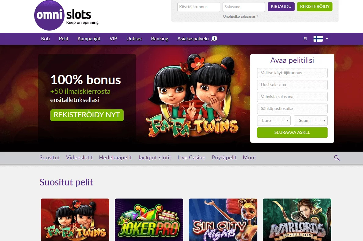 Casinobonus Omnislots