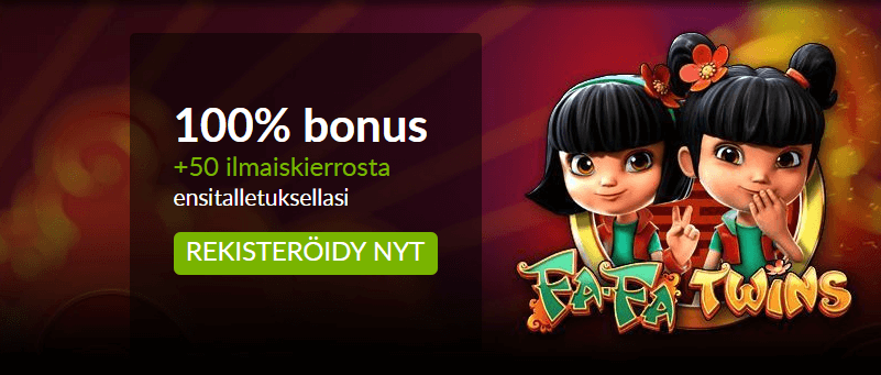 Tervetuliaistarjous Omnislots