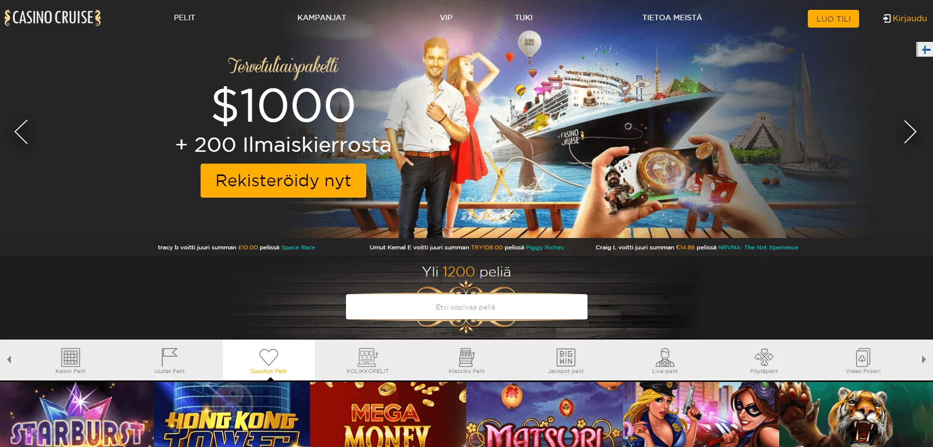 Kampanja Casino Cruise