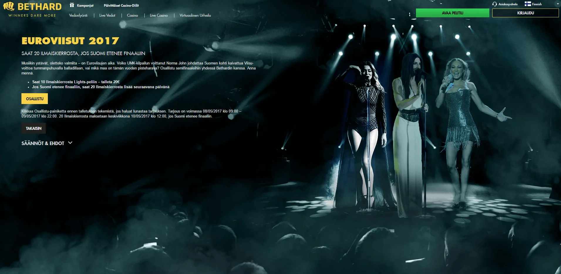 Bethard euroviisut 2017 kampanja