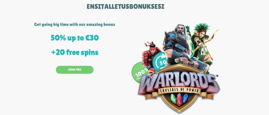 Cashmio kesäkuu bonukset