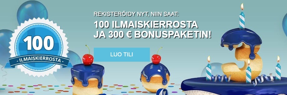 Finlandia Casino syntymäpäiväjuhlat