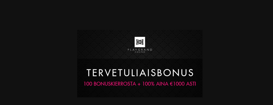 Käteispalautukset Playgrand