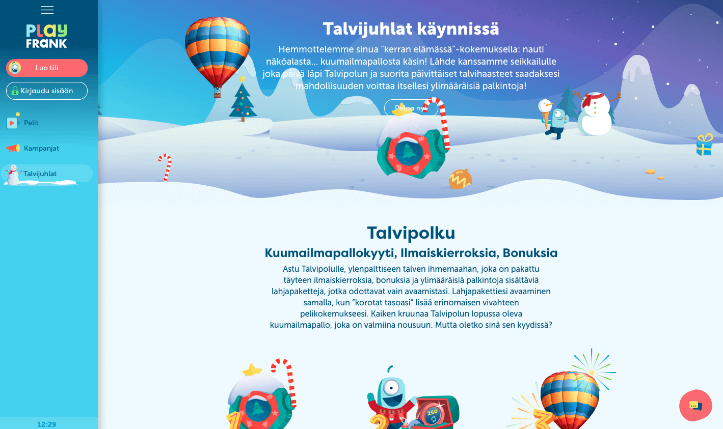 PlayFrankin talvijuhlat