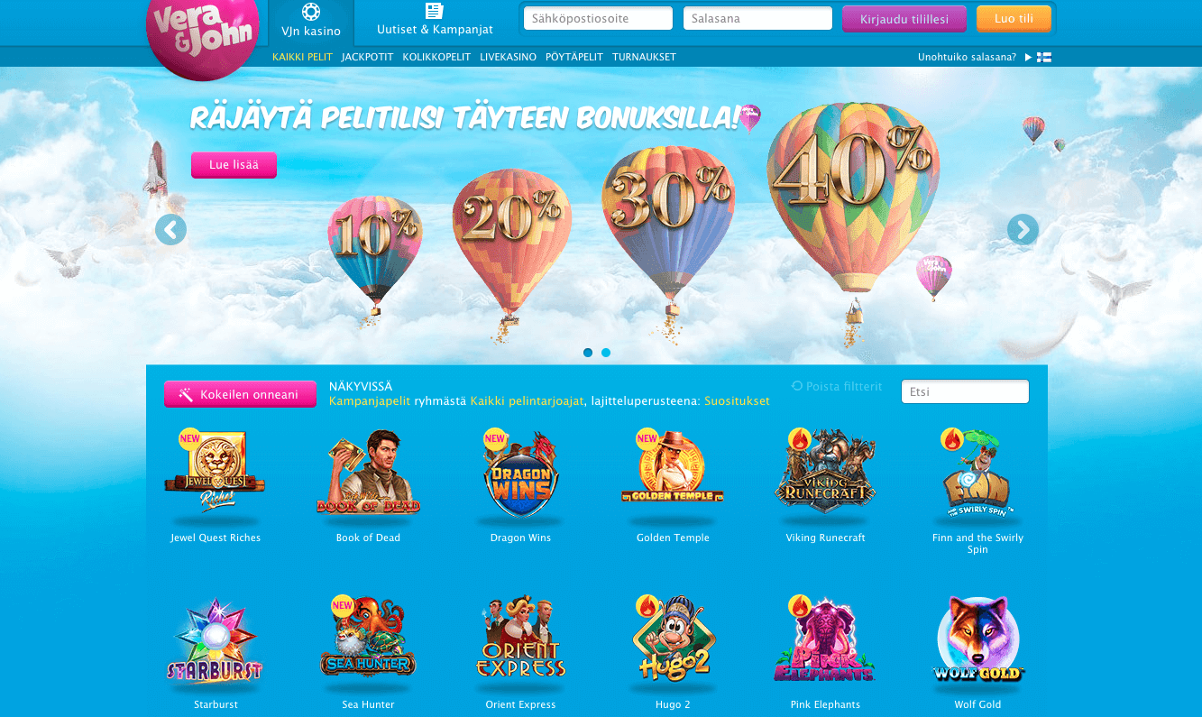 Vera & John tammikuun kampanja