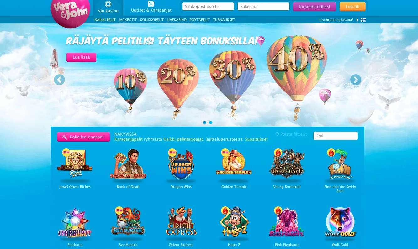 Vera & John tammikuun kampanja