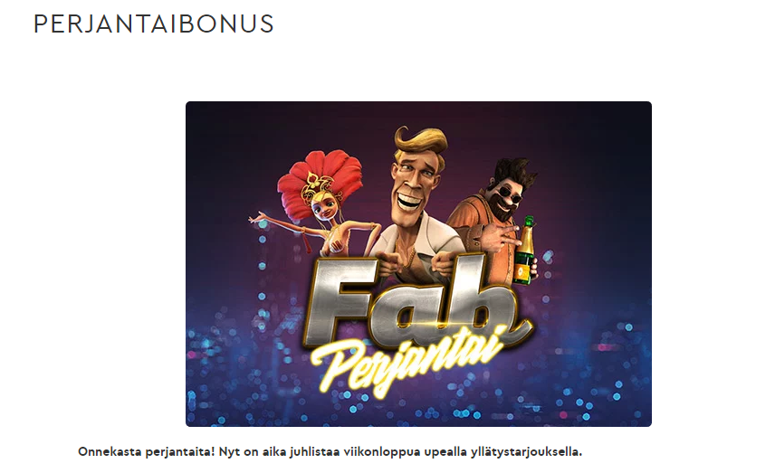 Slotson perjantain yllätys