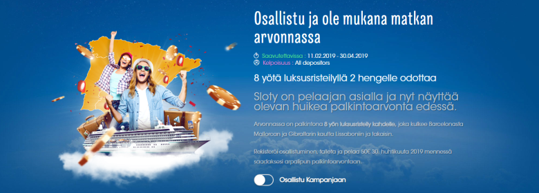 Sloty 8 yön luksusristeily