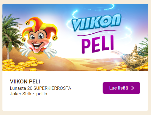 Wild Sultan viikon peli Joker Strike