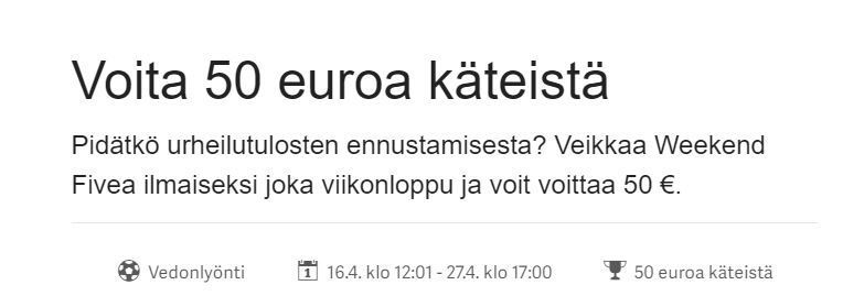 Paf - tee ilmainen veto