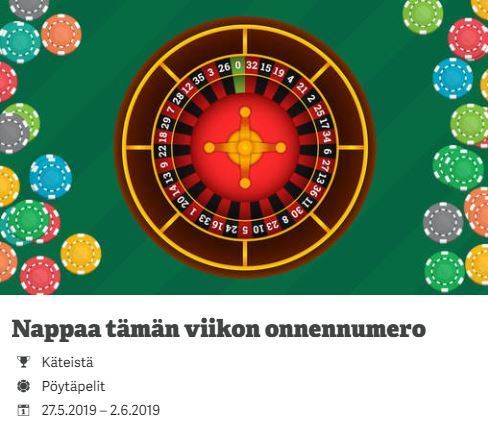 Paf ja onnennumero ruletissa