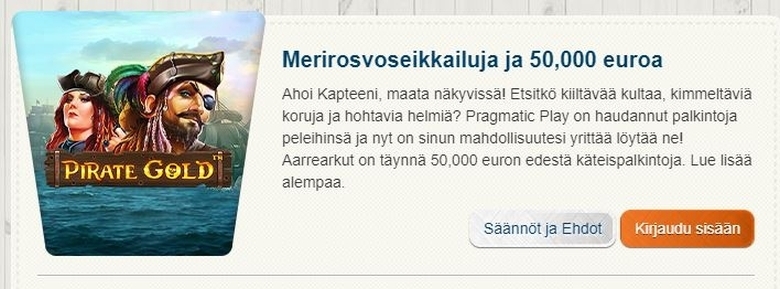 Suomiautomaatin merirosvoseikkailu