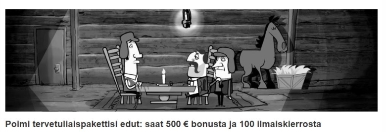 Finlandia Casinon tervetulopaketti