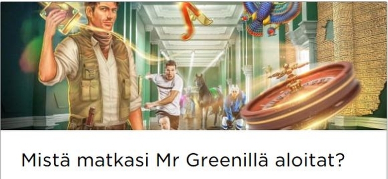 Mr Greenin tervetulotarjoukset