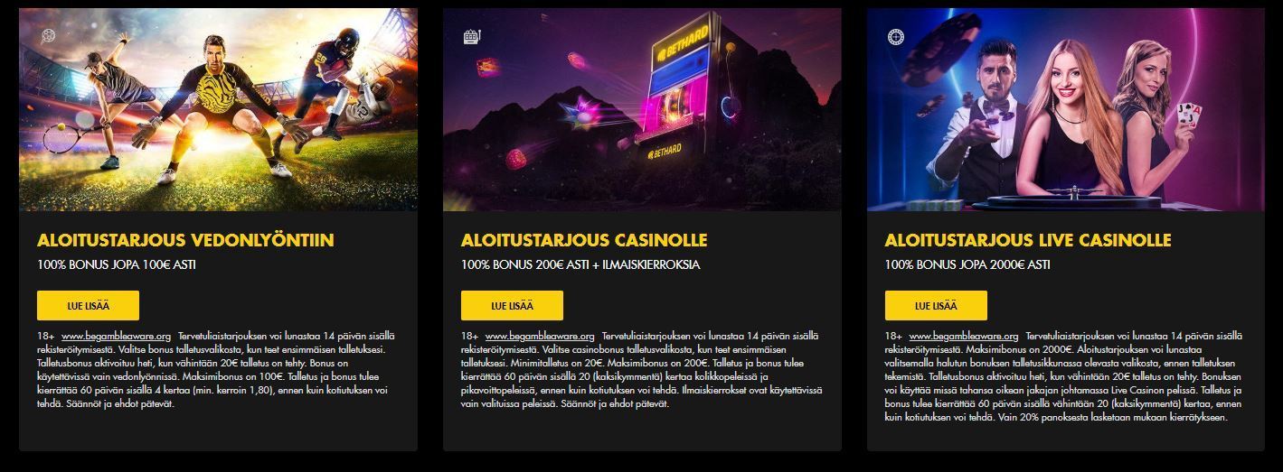 Bethard ja ensiedun valinta