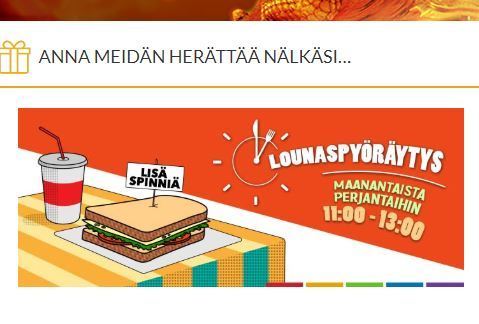 Slotsmillion ja lounasaika