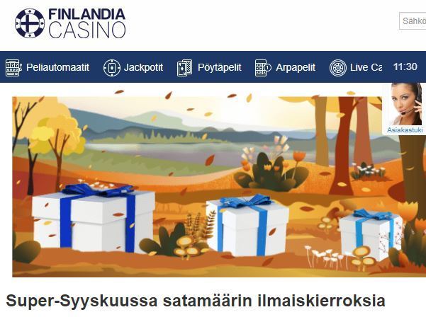 Finlandia Casino - 200 ilmaiskierrosta