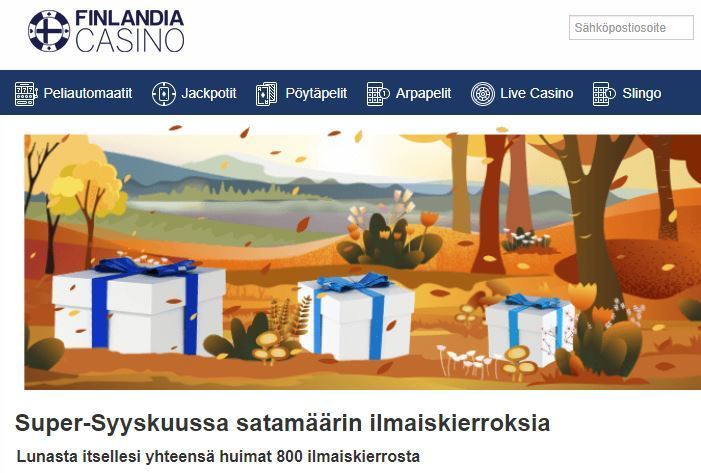 Finlandia Casino ja syyskuun edut