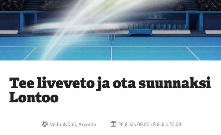Paf - Lontoon tennismatka