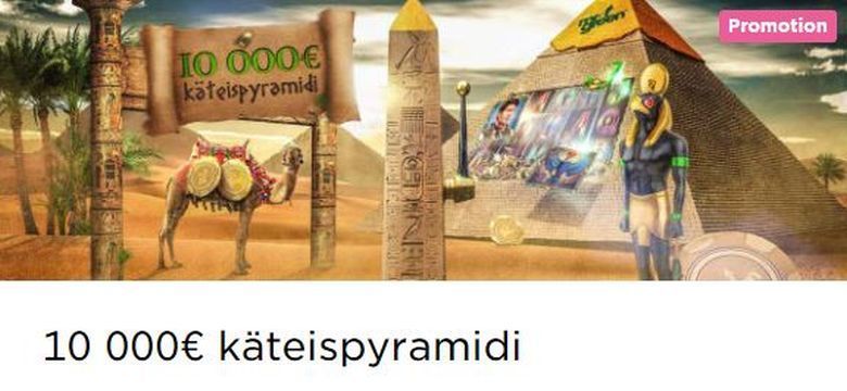 Mr Green - 10 000 euron käteispyramidi