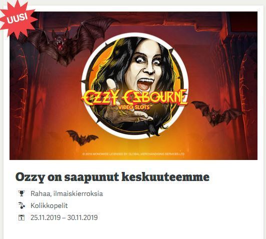 Paf - Ozzy Osbourne -kisa