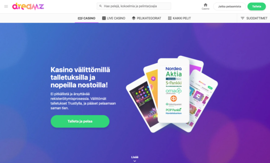 Dreamz nettikasino