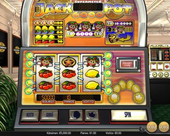 Jackpot6000-kolikkopeli