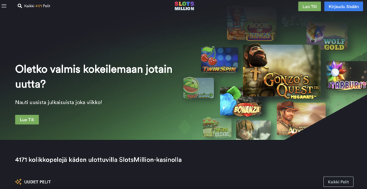 Slotsmillion kuvakaappaus