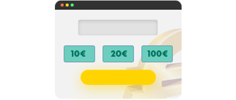 Valitse summa ja pelaa ilman tiliä