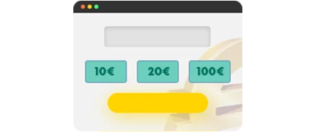 Valitse summa ja pelaa ilman tiliä