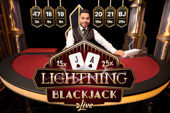 Lightning Blackjack Evolution Gaming